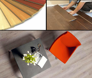 Venta y colocación de pisos laminados.